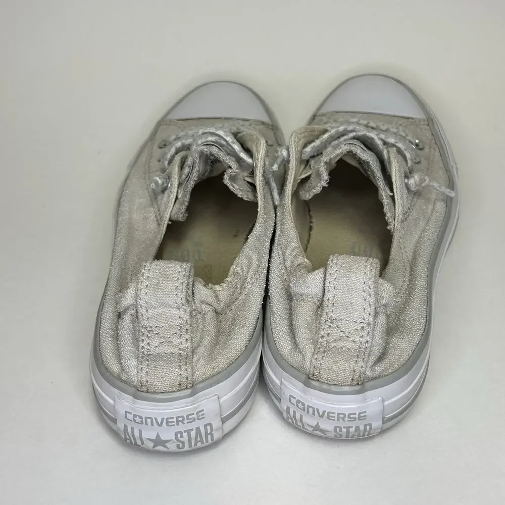 Converse All Star Shoreline Shoes Womens Size 7 Gray Slip On Canvas Low Top - Picture 9 of 15